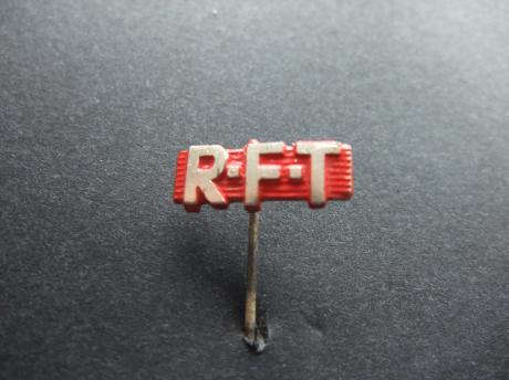 R.F.T (Radio- en telecommunicatietechnologie) fabrikantennetwerk van verschillende telecommunicatiebedrijven in de Duitse Democratische Republiek (DDR).